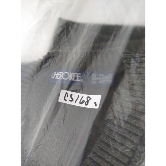 Vintage Cherokee Sweater Size S 90% Cotton Green Made in USA 80s Knit Chunky - Picture 8 of 8